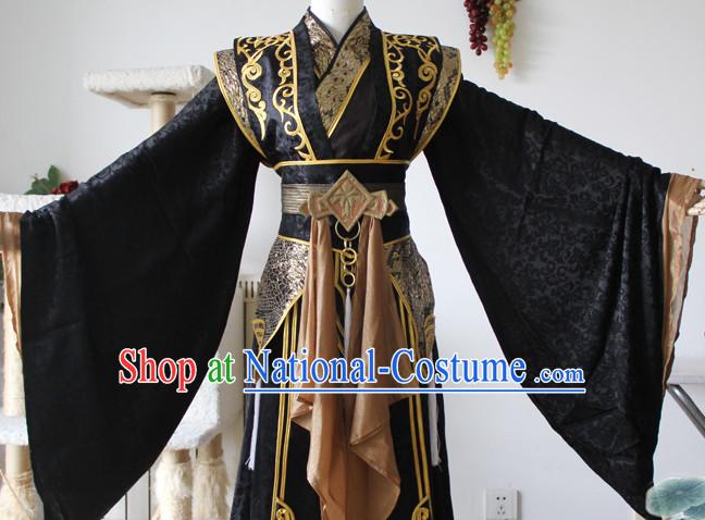 Chinese Ancient Emperor Prince Costume Complete Set for Adults Kids Men Boys