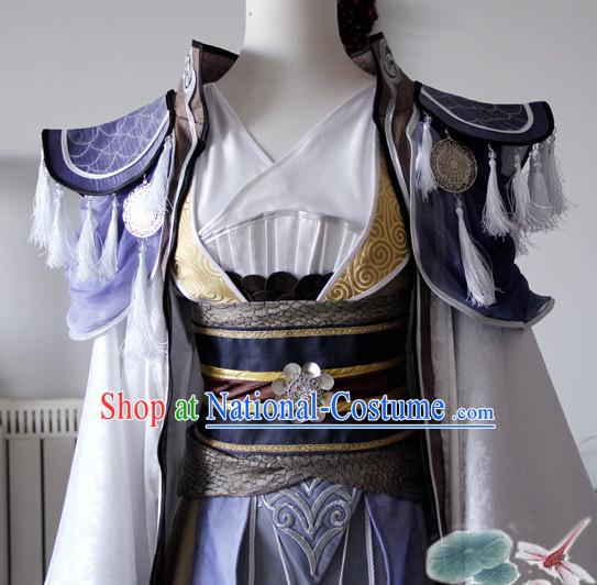 Chinese Ancient Emperor Prince Cosplay Costume Complete Set for Adults Kids Men Boys