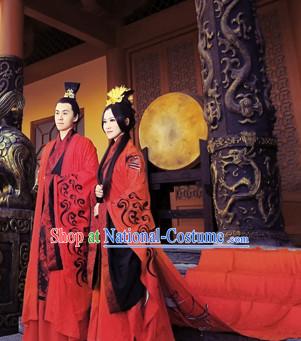 Ancient Chinese Emperor Wedding Robe Dresses for Men