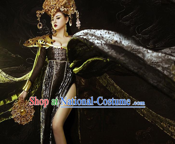 Asian Style Empress Sexy Dresses Imperial Robe Clothes