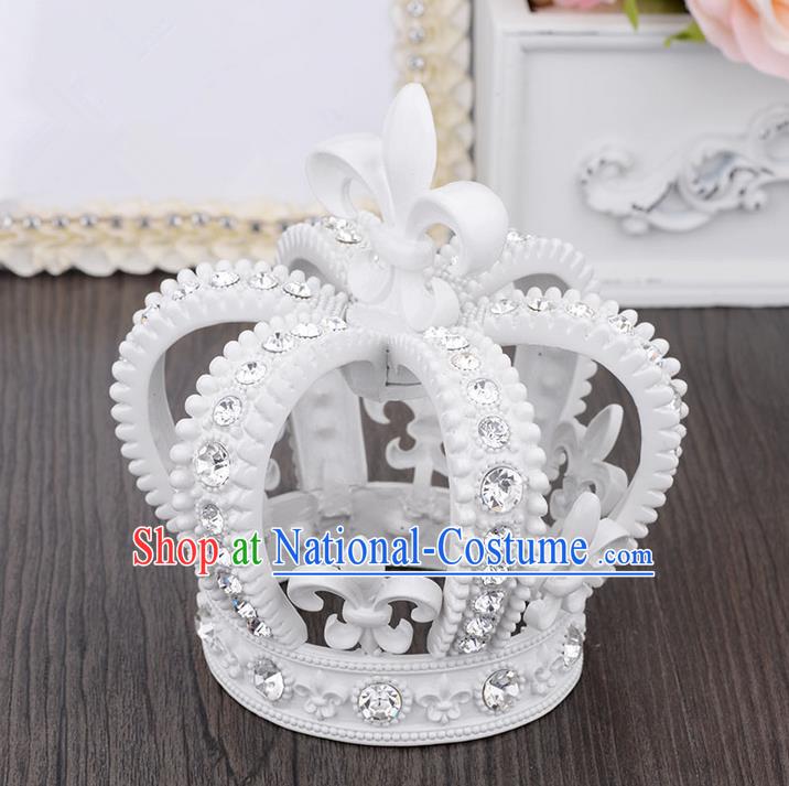 Traditional Jewelry Accessories, Palace Princess Bride Royal Crown, Imperial Retro Royal Crown, Wedding Hair Accessories, Baroco Style Headwear for Women