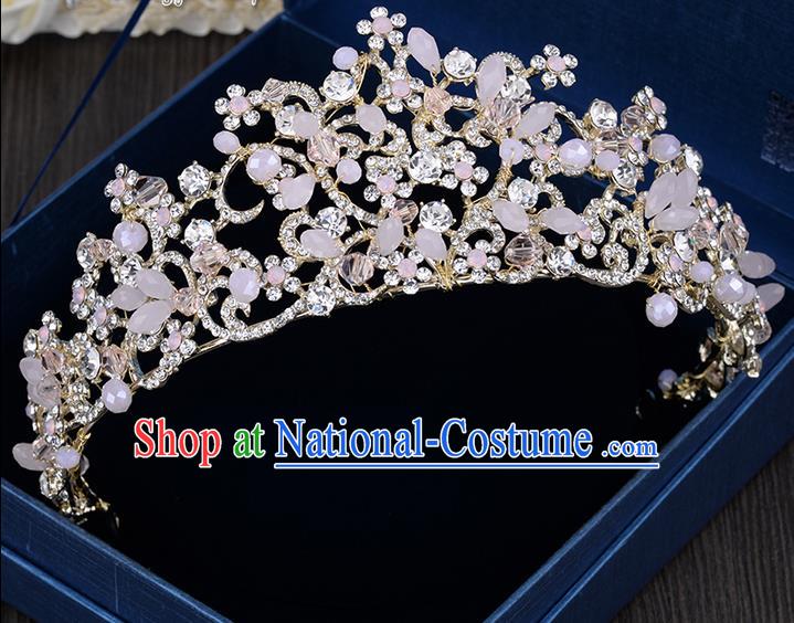 Traditional Jewelry Accessories, Palace Princess Bride Royal Crown, Imperial Royal Crown, Wedding Hair Accessories, Baroco Style Pearl Headwear for Women