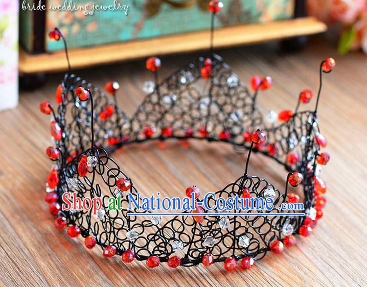 Traditional Jewelry Accessories, Palace Princess Bride Royal Crown, Engagement Retro Royal Crown, Wedding Hair Accessories, Baroco Style Headwear for Women