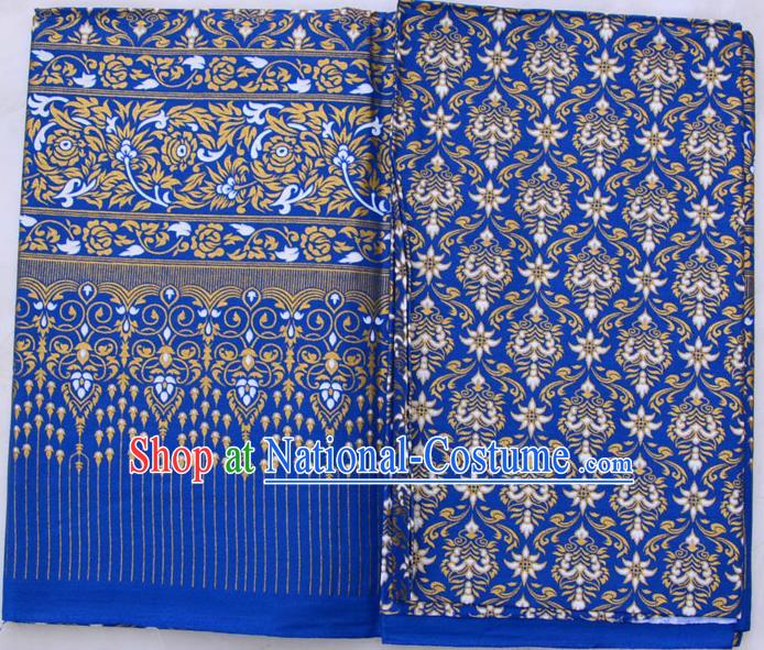 Traditional Asian Thai Sarees and Dress Gilded Material, Thai Gilded Clothes and Fabrics for Women