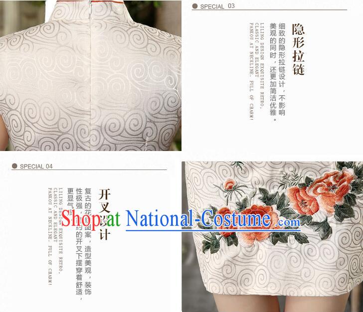 Chinese Traditional Clothes Min Guo Time Female Clothing Nobel Lady Stage costumes Girls