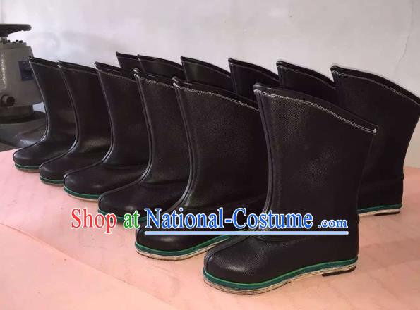 Traditional Chinese Minority Mongol Nationality Ethnic Minorities Mongolian Cowhide Boots Mongolian Jockey Boots Tanks Boots