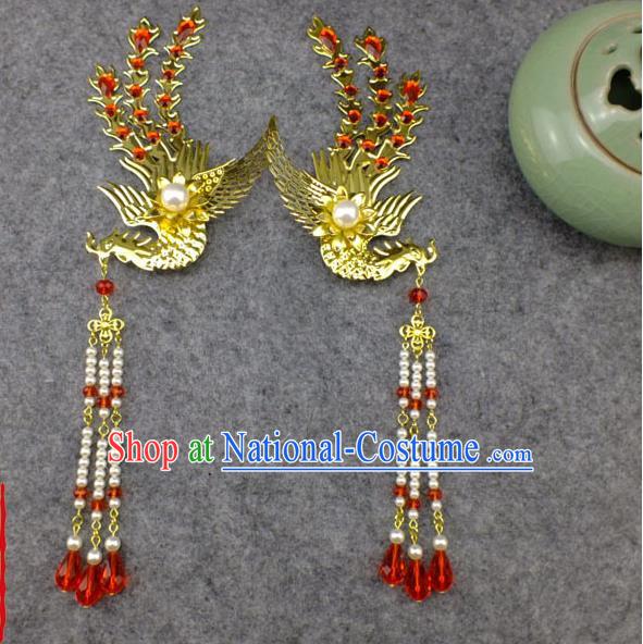 Chinese Ancient Style Hair Jewelry Accessories, Xiuhe Suit Tang Dynasty Hairpins, Headwear, Headdress, Hair Fascinators for Women