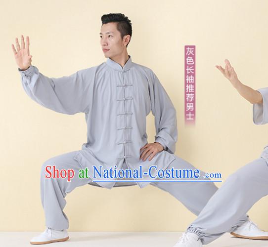 Top Tai Chi Uniforms Kung Fu Costume Martial Arts Kung Fu Training Uniform Gongfu Shaolin Wushu Clothing for Men Women Adults Children