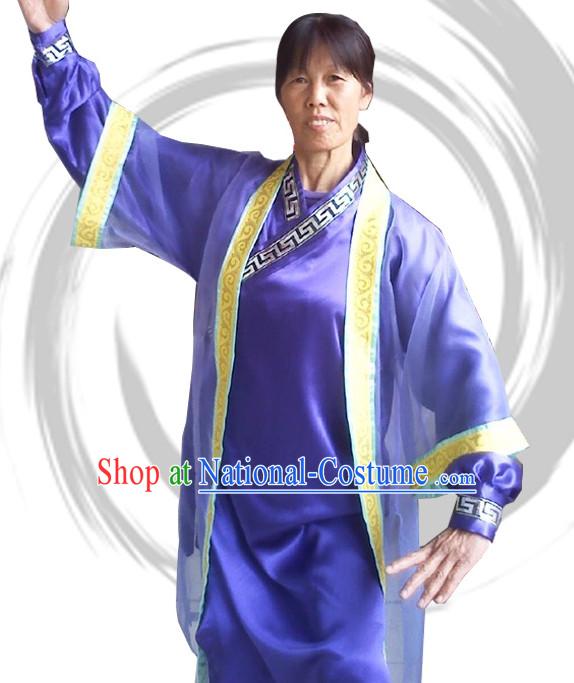 Top Tai Chi Uniforms Taoist Uniform for Men Women Adults Kids