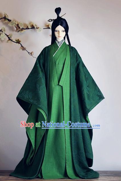 Ancient Chinese Hanfu Garment BJD Costumes for Men Boys Adults Kids