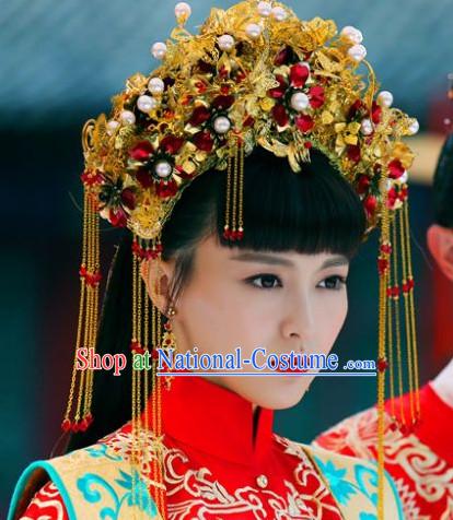 Top Chinese Classic Wedding Headwear Phoenix Crown Headpieces for Brides