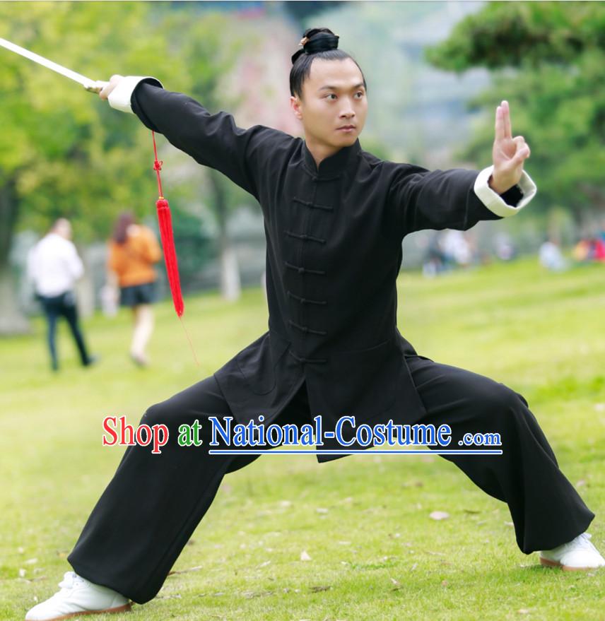 Top Wudang Winter Wear Tai Ji Master Taoist Uniform Taiji Tai Chi Uniforms for Adults Children Men Women Boys Girls