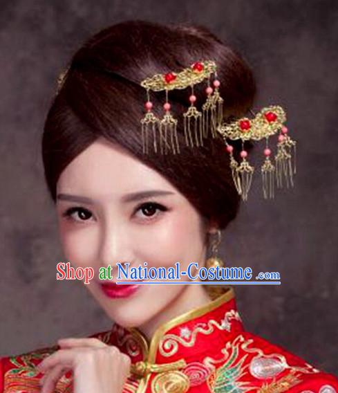 Ancient Chinese Hair Style Accessories Hair Sticks Clips Hair Pin Hair Pieces Combs Ancient Chinese Chopsticks Asian Wedding Bridal Hair Ornaments