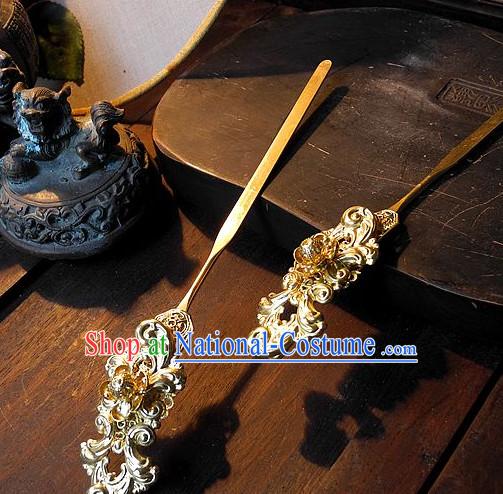 Ancient Chinese Hair Style Accessories Hair Sticks Clips Hair Pin Hair Pieces Combs Ancient Chinese Chopsticks Asian Wedding Bridal Hair Ornaments