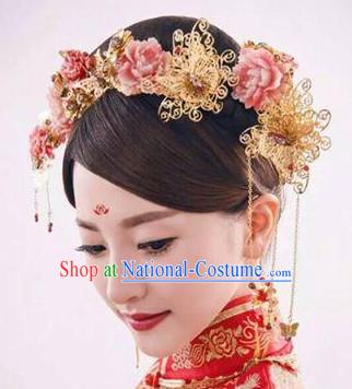 Ancient Chinese Empress Princess Queen Hair Style Accessories Hair Sticks Clips Hair Pin Hair Pieces Combs Ancient Chinese Chopsticks Asian Wedding Bridal Hair Ornaments