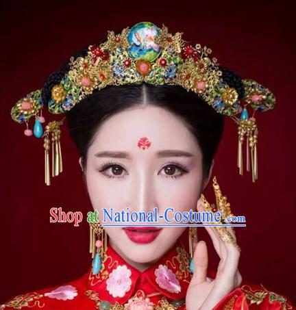 Ancient Chinese Empress Princess Queen Hair Style Accessories Hair Sticks Clips Hair Pin Hair Pieces Combs Ancient Chinese Chopsticks Asian Wedding Bridal Hair Ornaments Crown