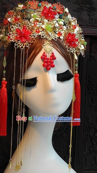 Ancient Chinese Empress Princess Queen Hair Style Accessories Hair Sticks Clips Hair Pin Hair Pieces Combs Ancient Chinese Chopsticks Asian Wedding Bridal Hair Ornaments Crown