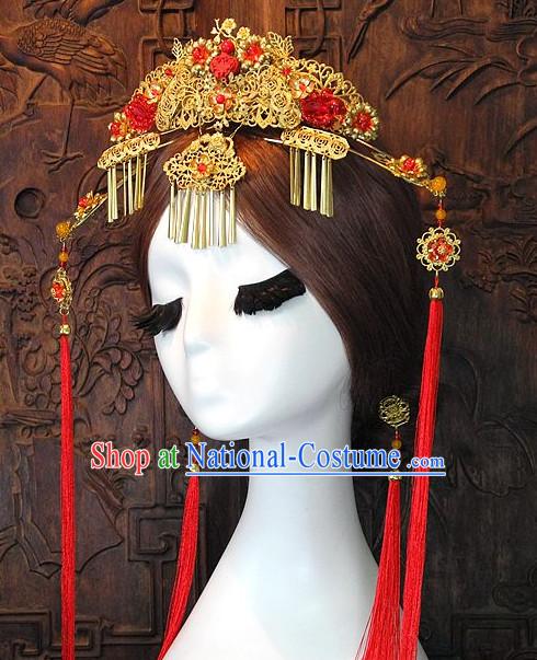 Ancient Chinese Empress Princess Queen Hair Style Accessories Hair Sticks Clips Hair Pin Hair Pieces Combs Ancient Chinese Chopsticks Asian Wedding Bridal Hair Ornaments Crown