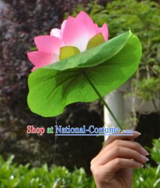 Chinese Lotus Flower Dance Props for Kids