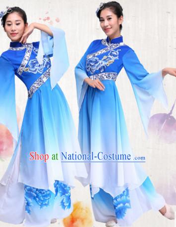 Chinese Traditional Classic Dance Costumes Dress online for Sale and Headdress Complete Set for Women Girls Adults Youth Kids