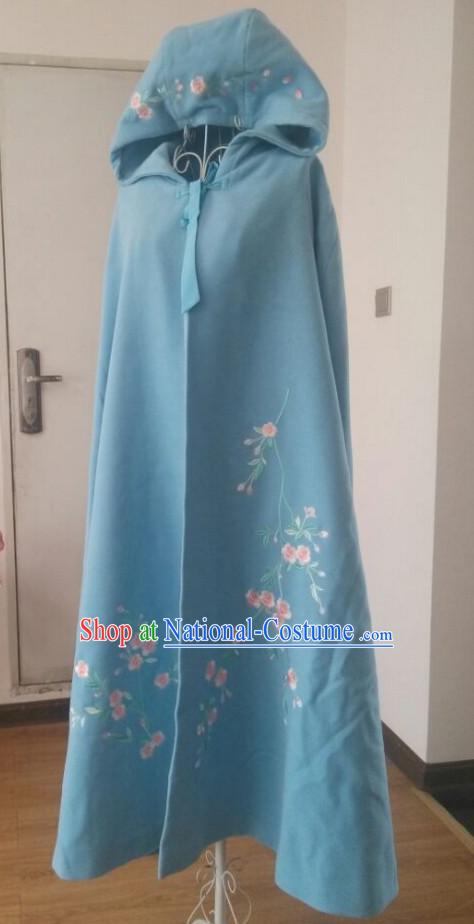 Ancient Chinese Embroidered Mantle Cape Hanfu Dress China Traditional Clothing Asian Long Dresses China Clothes Fashion Oriental Outfits for Women