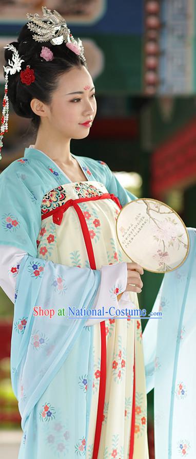 Ancient Chinese Tang Dynasty Hanfu Dress China Traditional Clothing Asian Long Dresses China Clothes Fashion Oriental Outfits for Women