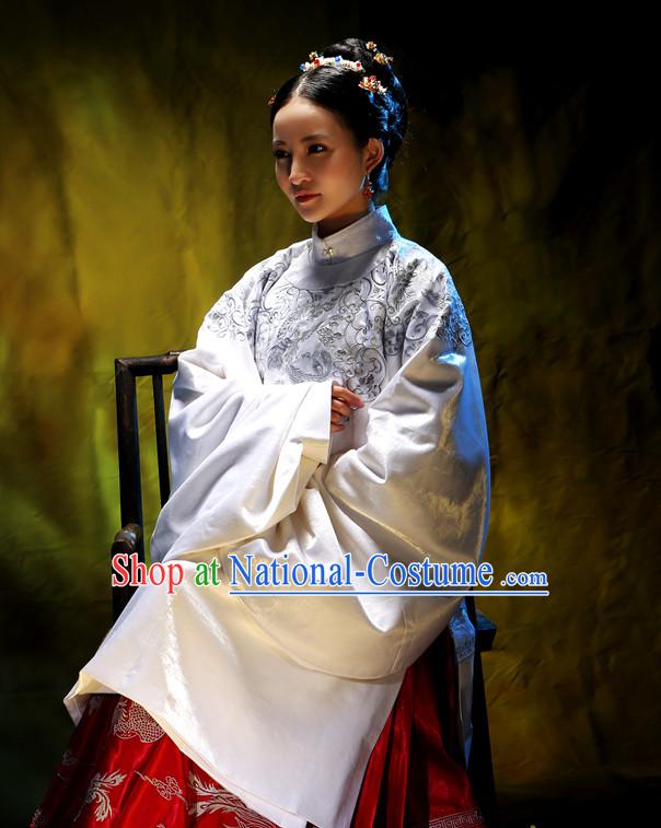 Asian Chinese Hanfu Dress Costume Clothing Oriental Dress Chinese Robes Kimono for Women Gilrls Adults Children