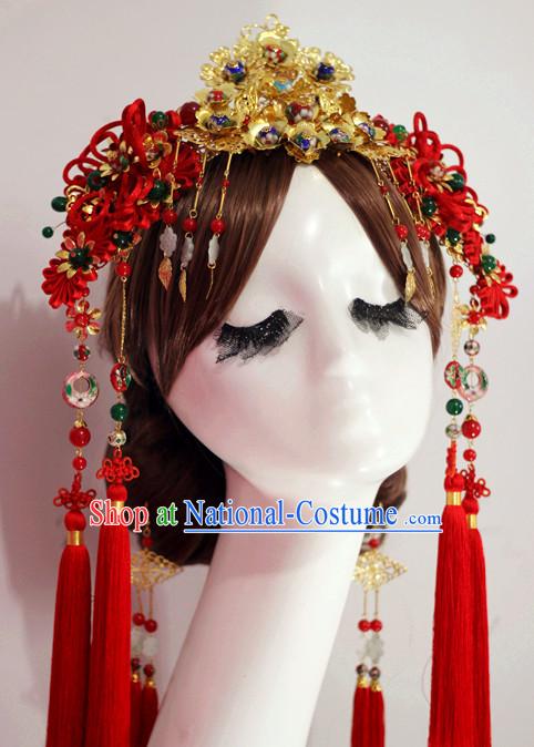 Handmade Classical Wedding Hair Accessories Fascinators Hair Sticks Hairpins Hair Bows Hair Pieces Bridal Hair Clips Prince Empress Queen Crown Coronet