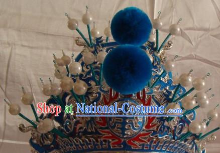 Chinese Beijing Opera Crown Coronet Headpieces Headwear Headdress Hat