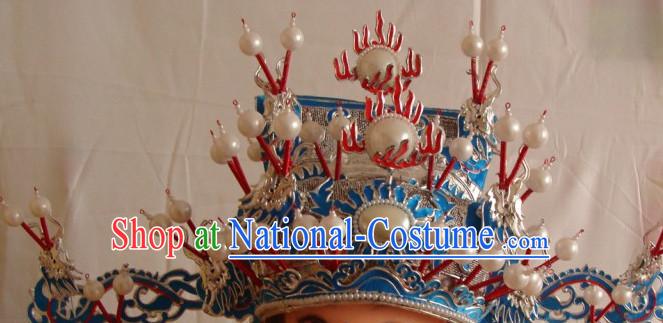 Chinese Beijing Opera Crown Coronet Headpieces Headwear Headdress Hat