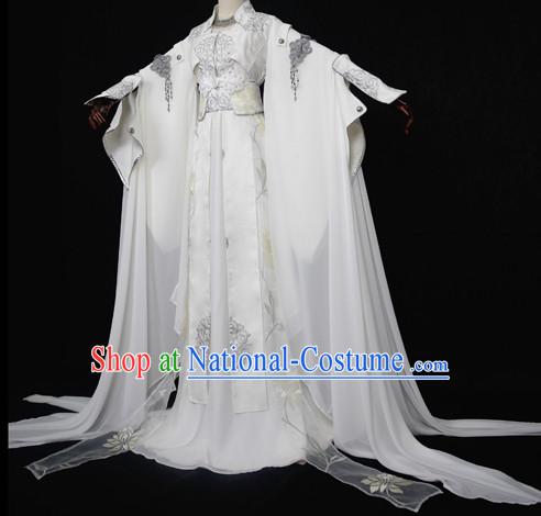 Gorgeous Chinese Fairy Princess Empress Queen Cosplay Costumes Ancient Chinese Clothing Complete Set for Women