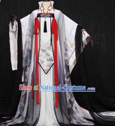 Gorgeous Chinese Fairy Princess Empress Queen Cosplay Costumes Ancient Chinese Clothing Complete Set for Women