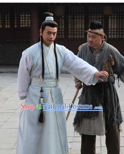 Chu Liuxiang Classic Hong Kong Cantonese Drama Costume Complete Set for Men