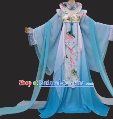 Gorgeous Chinese Fairy Princess Empress Queen Cosplay Costumes Ancient Chinese Clothing Complete Set for Women