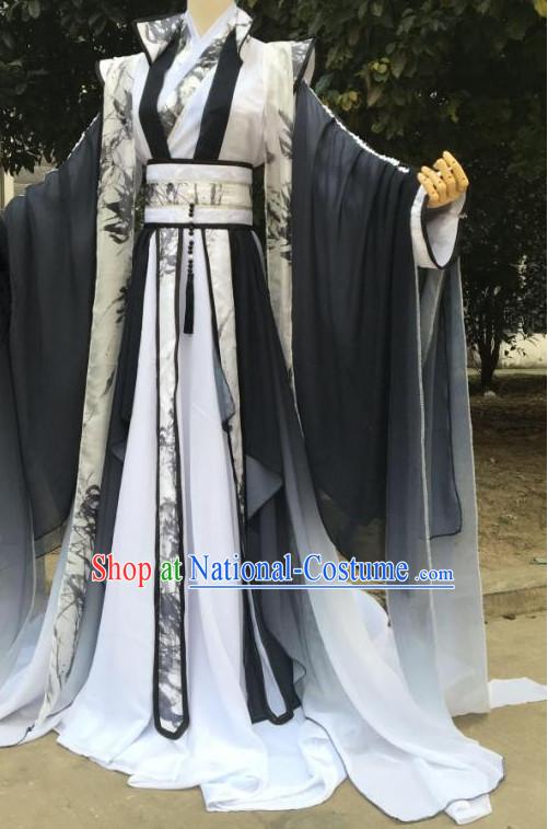 Gorgeous Chinese Fairy Princess Empress Queen Cosplay Costumes Ancient Chinese Clothing Complete Set for Women