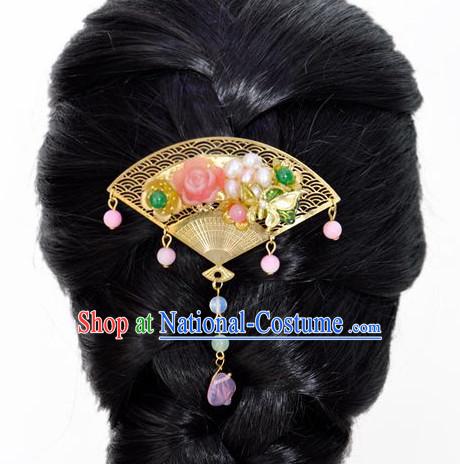 Chinese Traditional Ancient Imperial Hair Sticks Hair Ornaments Chopsticks Gold Hair Pins Hairsticks Oriental Asian Head Jewellery Hair Clips Hair pIeces Hair Style