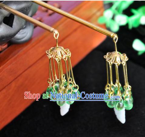 Chinese Traditional Ancient Imperial Hair Sticks Hair Ornaments Chopsticks Gold Hair Pins Hairsticks Oriental Asian Head Jewellery Hair Clips Hair pIeces Hair Style