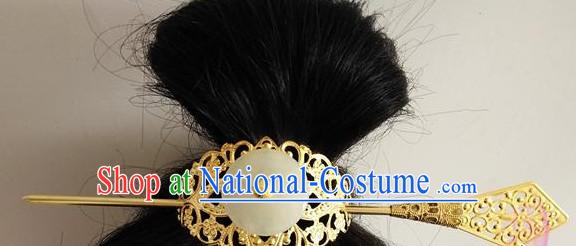 Chinese Traditional Ancient Imperial Hair Sticks Hair Ornaments Chopsticks Gold Hair Pins Hairsticks Oriental Asian Head Jewellery Hair Clips Hair pIeces Hair Style