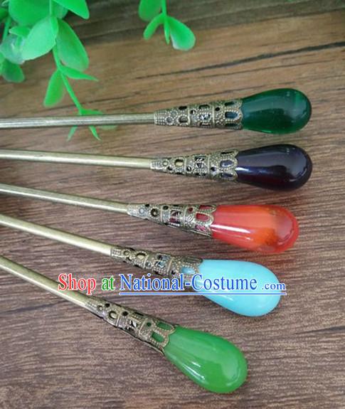 Chinese Traditional Ancient Imperial Hair Sticks Hair Ornaments Chopsticks Gold Hair Pins Hairsticks Oriental Asian Head Jewellery Hair Clips Hair pIeces Hair Style