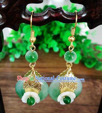 Chinese Traditional Ancient Imperial Empress Earrings