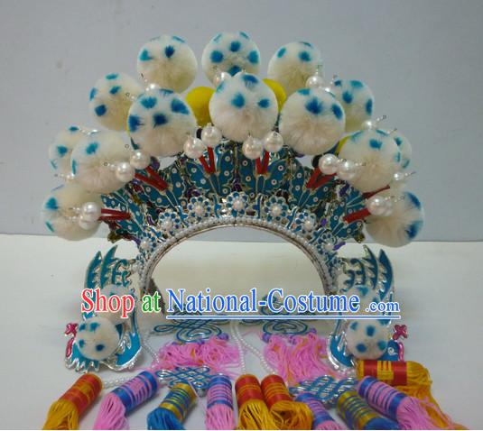 Top Traditional Chinese Opera Phoenix Coronet Hair Accessories Props for Adults and Children