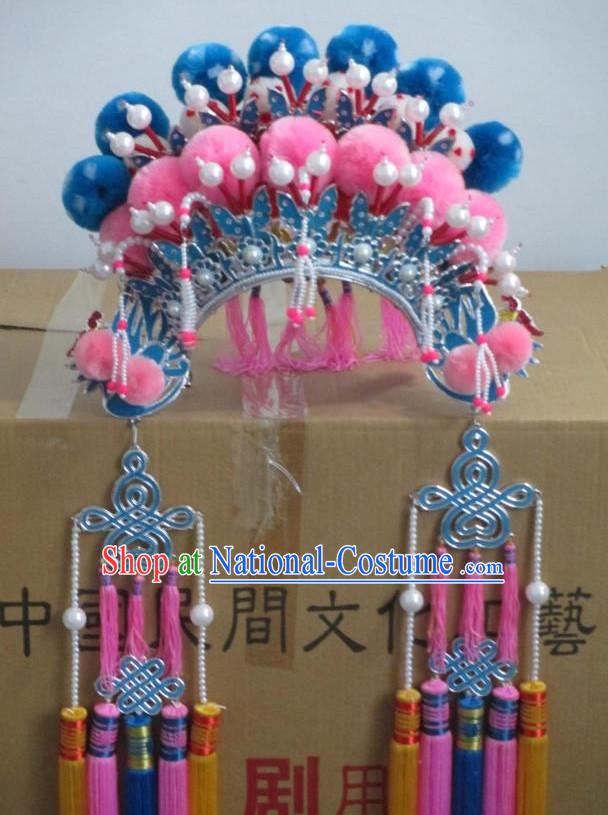 Top Traditional Chinese Opera Phoenix Coronet Hat Props for Adults and Children