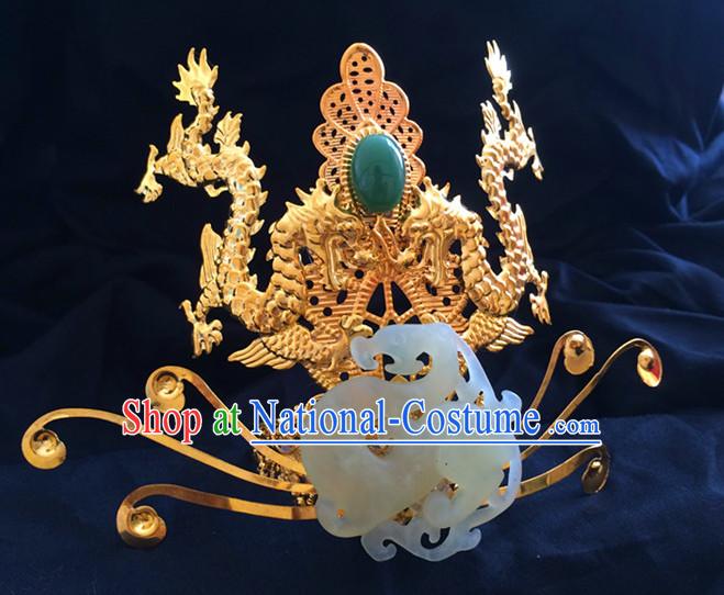 Chinese Ancient Style Prince Headpieces Hair Jewelry Coronet for Men