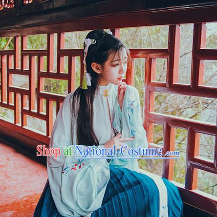 Chinese Traditional Oriental Dress Hanfu Clothing Asian Dresses Fashion Cheongsam Dress China Clothing for Women