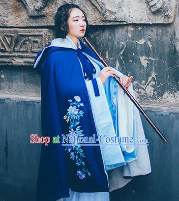 Chinese Traditional Oriental Dress Hanfu Clothing Asian Dresses Fashion Cheongsam Dress China Clothing and Hair Jewelry for Women