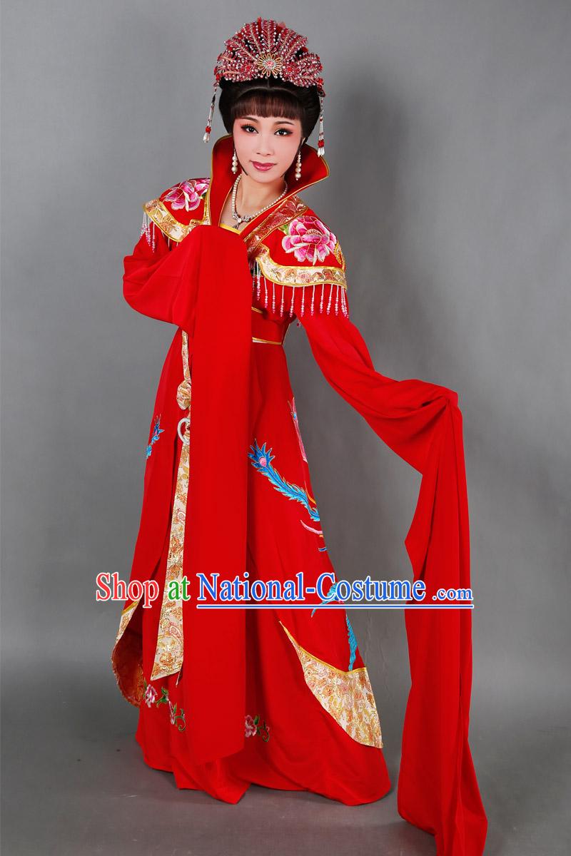 Chinese Opera Costumes Stage Performance Costume Chinese Traditional Empress Costume Drama Costumes Complete Set for Women