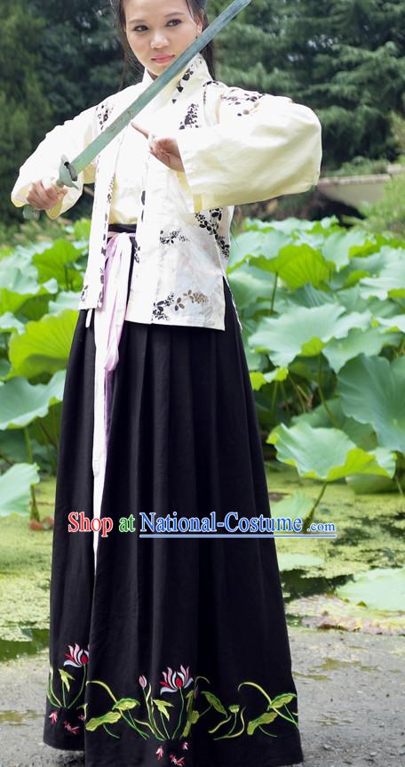 Ancient Chinese Han Dynasty Clothing Chinese National Costumes Ancient Chinese Costume Traditional Chinese Clothes Complete Set for Women