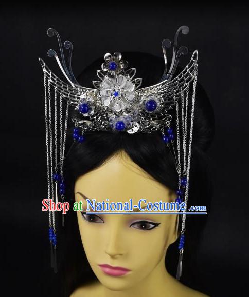 Top Chinese Empress Phoenix Hair Style China Hairpieces Chinese Traditional Hairpins Bridal Headwear