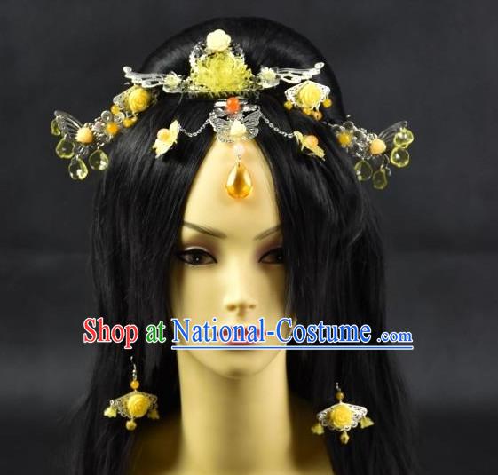 Top Chinese Empress Phoenix Hair Style China Hairpieces Chinese Traditional Hairpins Bridal Headwear