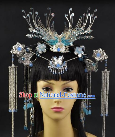 Top Chinese Empress Phoenix Hair Style China Hairpieces Chinese Traditional Hairpins Bridal Headwear